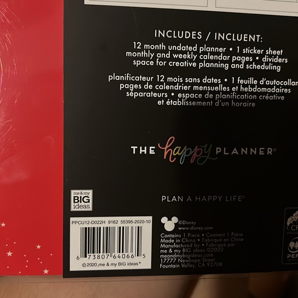 ❌SOLD❌ Disney Happy Planner - Undated | Vertical Layout - Picture 4 of 4